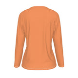 Pumpkin Season Long Sleeve Cotton Graphic Tee | Women's Fall Shirt