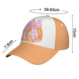 Pumpkin Bow Curved Brim Snapback Cap