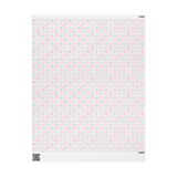 Pink Bow & Floral Garden Gift Wrap Roll