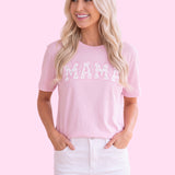 Mama Floral Bow Graphic Tee