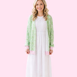 Mint Pumpkin Cardigan – Cozy Lightweight Knit Cardigan for Fall