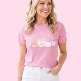 Cozy Season Pumpkin Graphic Tee | 230 GSM 100% Cotton T-Shirt