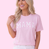 Mama Floral Bow Graphic Tee