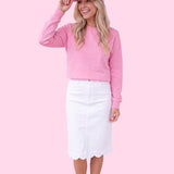 Pink Floral Pumpkin Baseball Cap