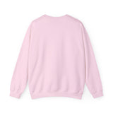 Blush Pink Vintage Bow Fleece Crewneck Sweatshirt