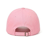 FA LA LA Embroidered Pink Cotton Baseball Cap | Women's Christmas Duckbill Hat