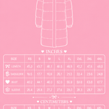 Women's Floral Long Down Puffer Coat | Pink & Mint Winter Jacket