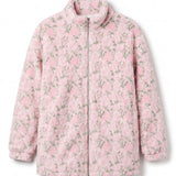Blush Rose Sherpa Zip-Up Jacket