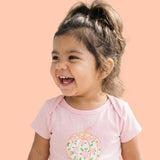 Mama's Little Pumpkin Cotton Baby Bodysuit | Pink Fall Baby One Piece