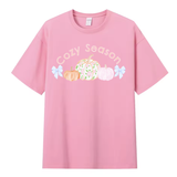 Cozy Season Pumpkin Graphic Tee | 230 GSM 100% Cotton T-Shirt