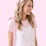 Pink Pumpkin Tie-Strap Maxi Dress | Feminine Fall Ankle Dress