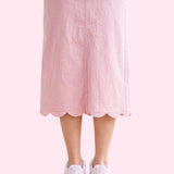 Pink Bow Leather Casual Sneakers
